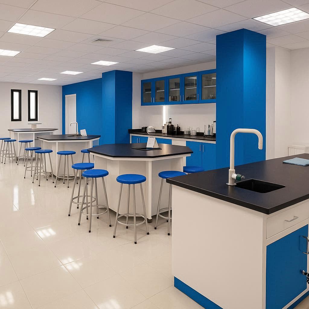 المعامل العلمية المتطورة في مدارس عهد