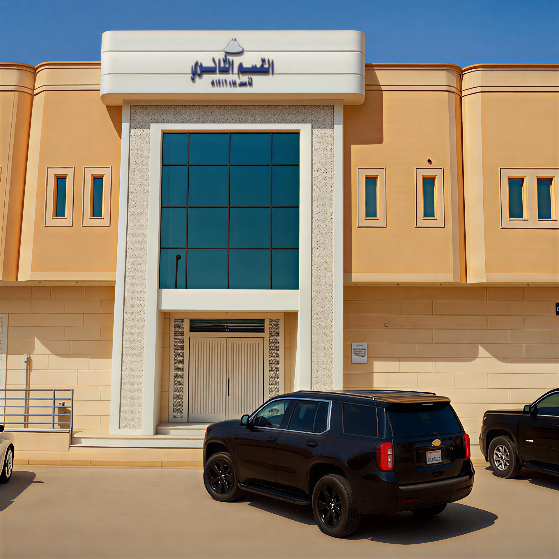 المبنى الرئيسي للثانوية في مدارس عهد